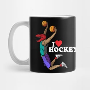 I Heart Hockey Mug